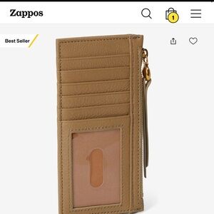 Hobo - Tan Leather Card Holder Wallet